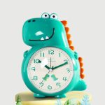 Reveil-dinosaure-enfant-quartz-veilleuse-alarme-vert